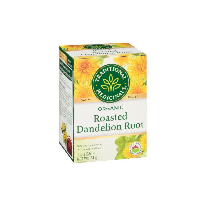 Traditional Medicinals Organic Roasted Dandelion Root Herbal Tea 16’s