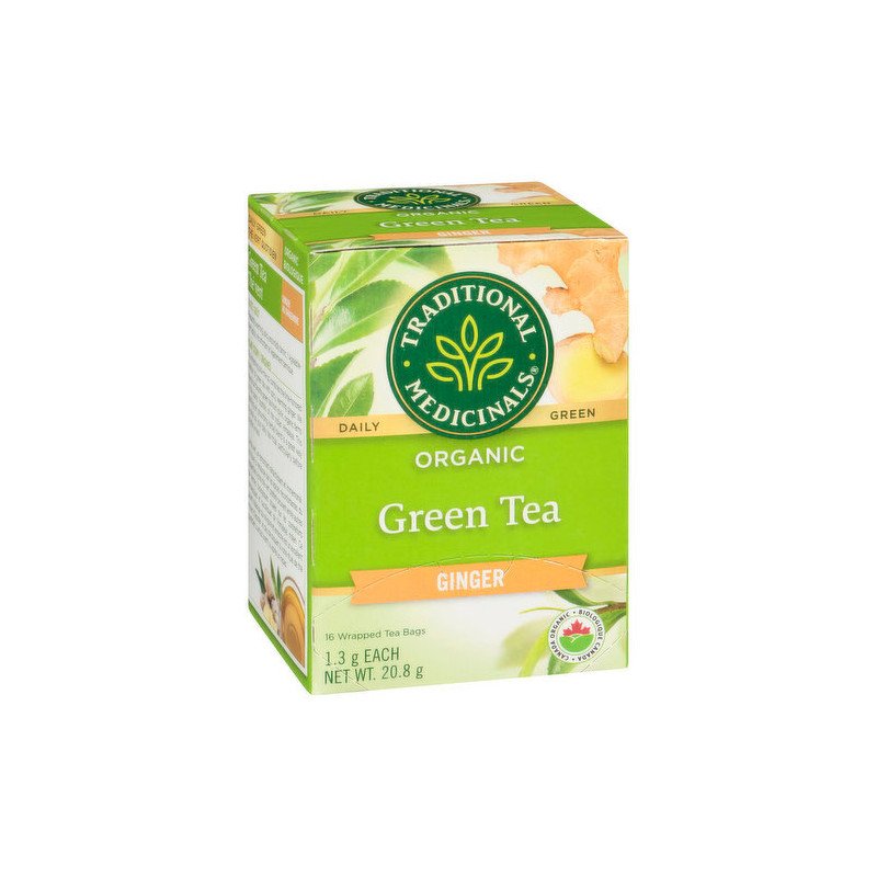 Traditional Medicinals Organic Ginger Green Tea 16’s