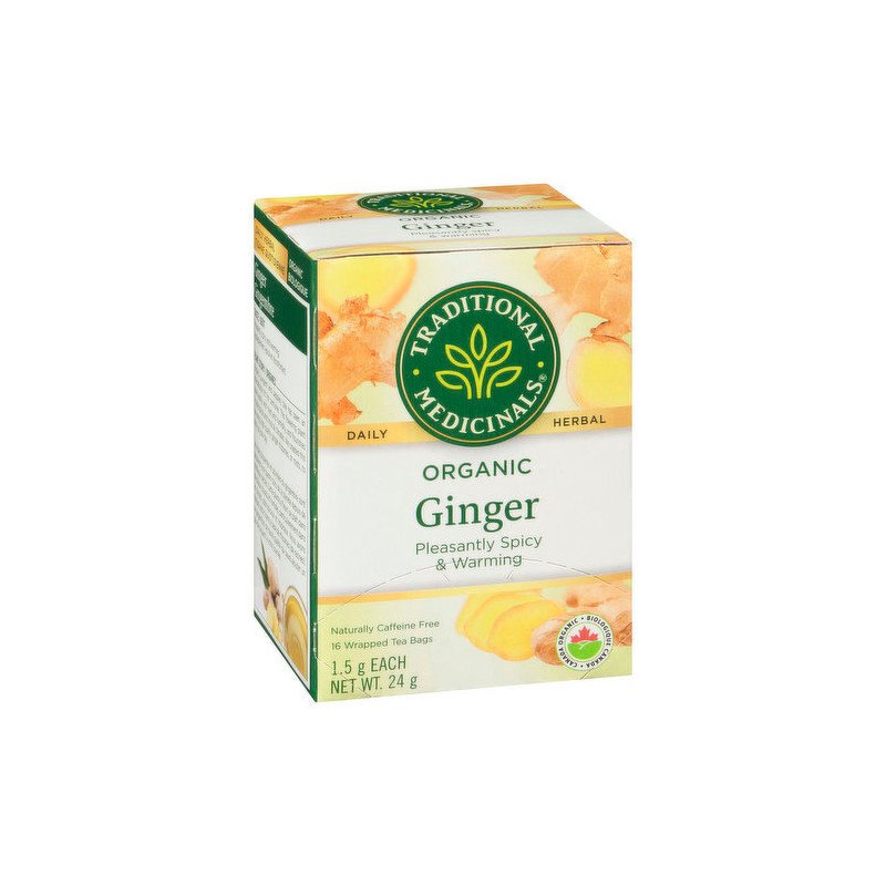 Traditional Medicinals Organic Ginger Herbal Tea 16’s