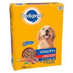 Pedigree Dry Dog Food Vitality+ Beef 14 kg