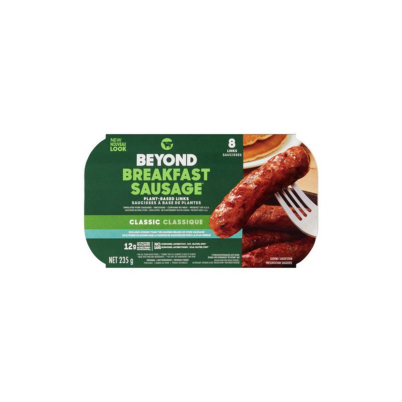 Beyond Meat Beyond Breakfast Sausage Classic Plant-Based Links 235 g