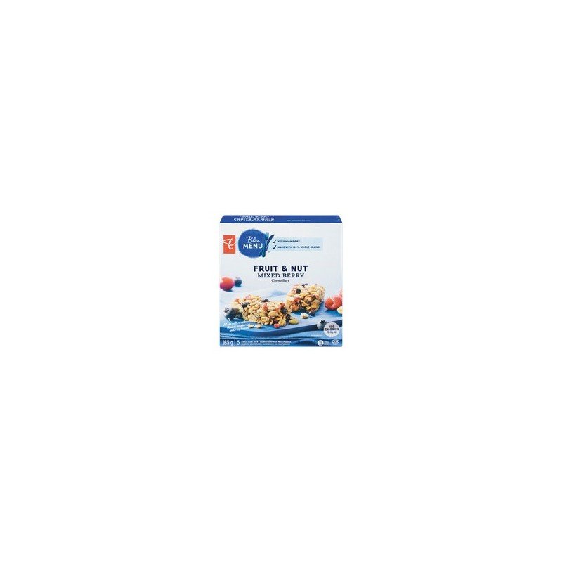 PC Blue Menu Chewy Bars Fruit & Nut Mixed Berry 165 g
