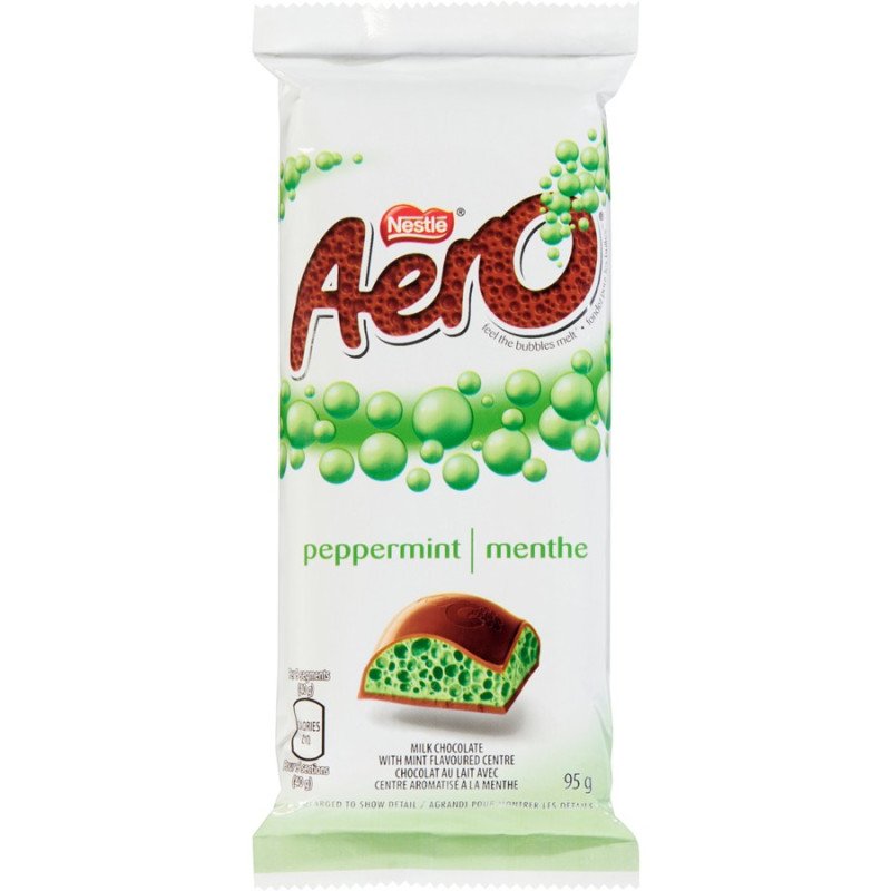 Nestle Aero Bar Milk Chocolate Peppermint 95 g