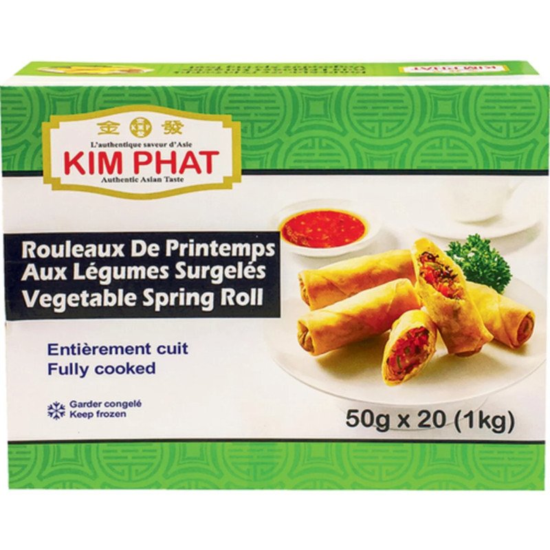 Kim Phat Vegetable Spring Roll 20 x 50 g 1 kg