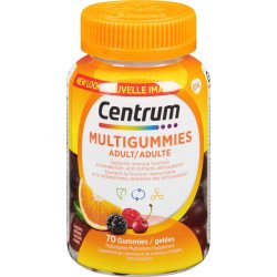 Centrum Adult Multigummies Cherry Berry & Orange 70’s