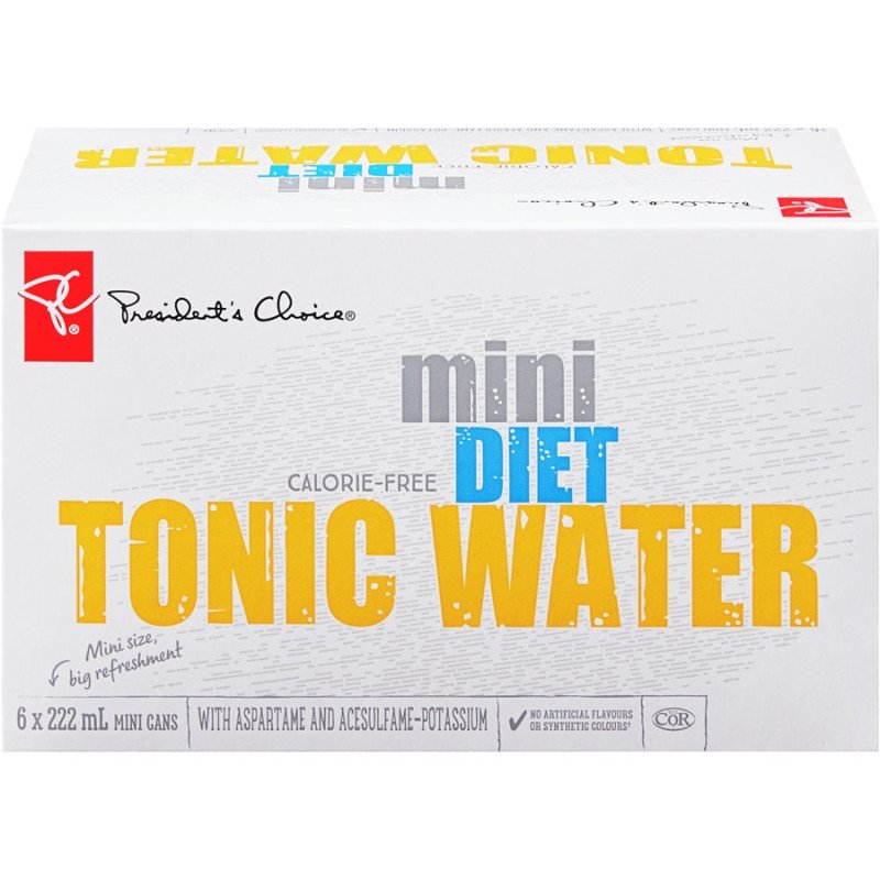 PC Diet Tonic Water 6 x 222 ml