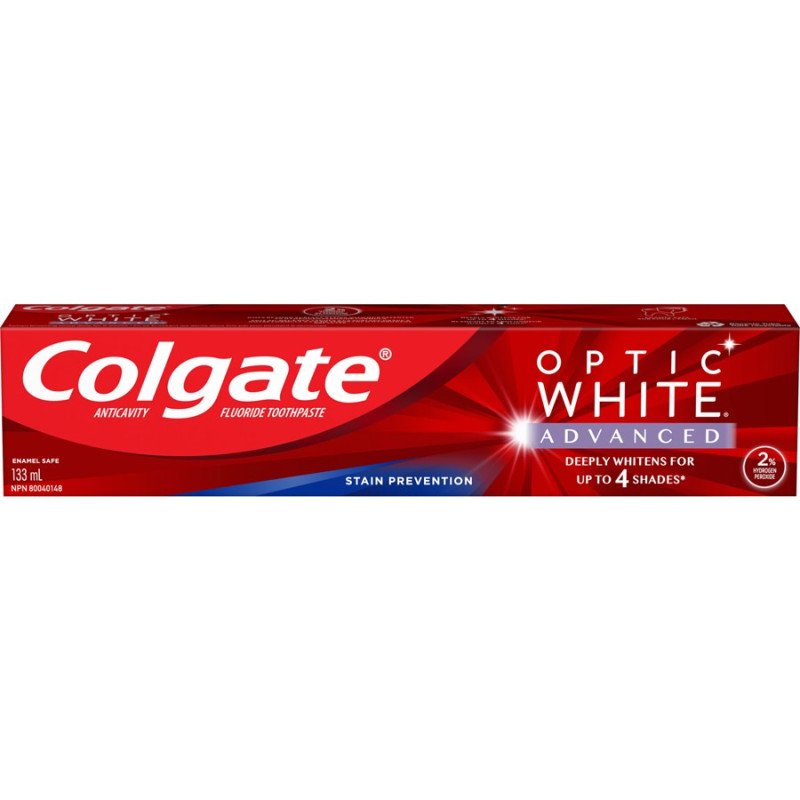 Colgate Optic White Advanced Toothpaste Stain Prevention 133 ml