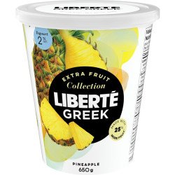Liberte Extra Fruit Collection Greek Yogurt Pineapple 650 g