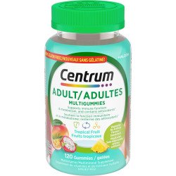 Centrum Multigummies Adult Tropical Fruit 120’s