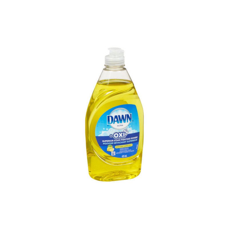 Dawn Ultra Oxi Lemon Scent Dish Liquid 473 ml