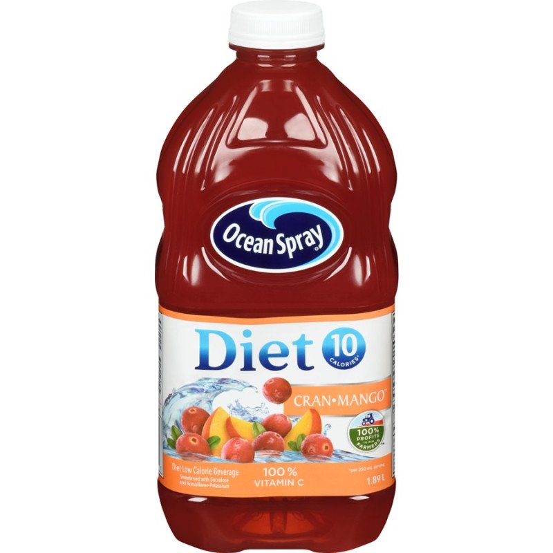 Ocean Spray Diet Cran-Mango Cocktail 1.89 L