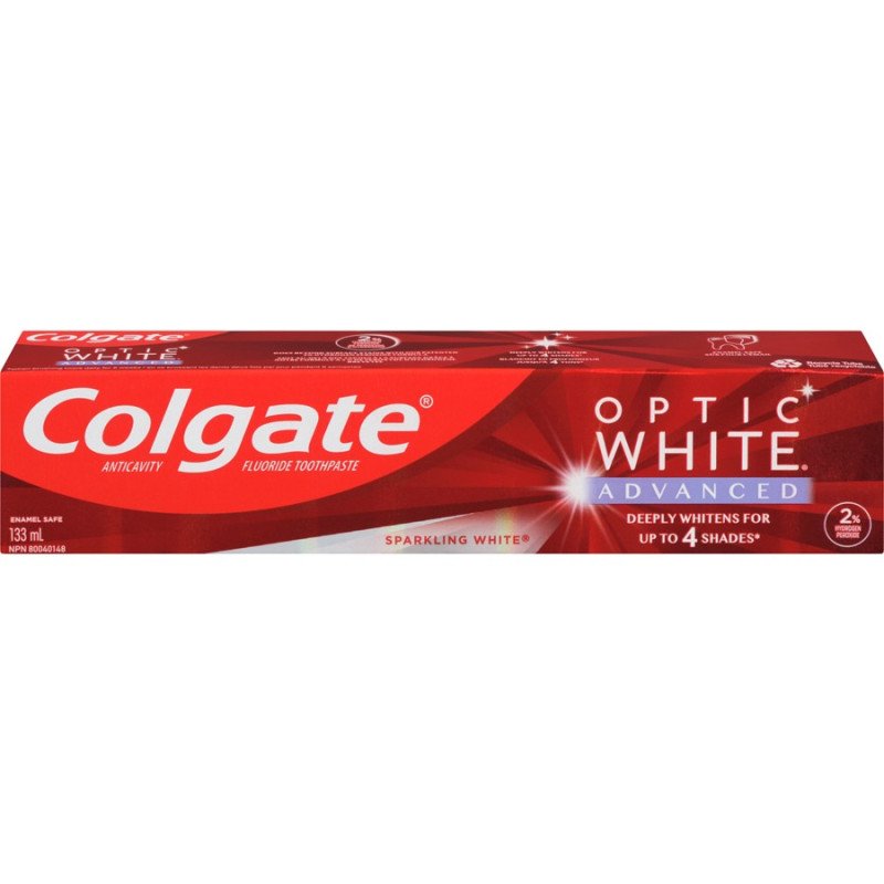 Colgate Optic White Advanced Toothpaste Sparkling White 133 ml