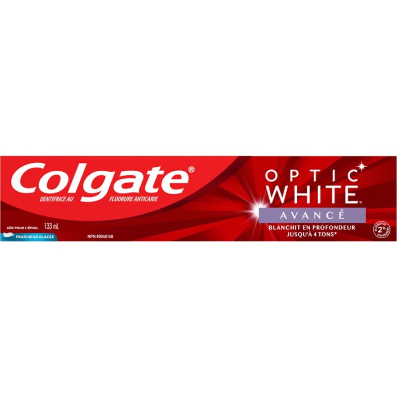 Colgate Optic White Advanced Toothpaste Icy Fresh 133 ml