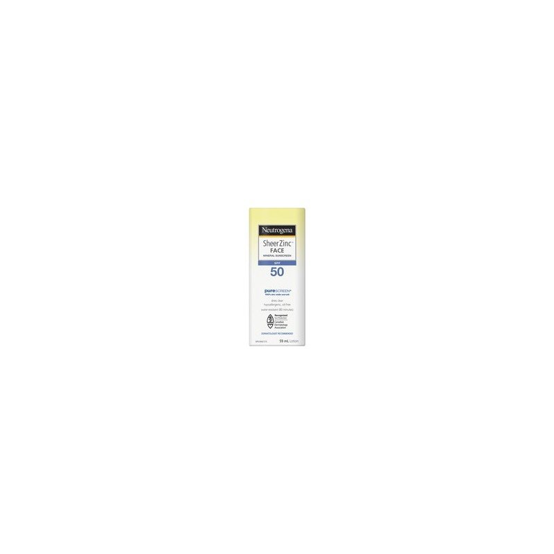 Neutrogena Sheer Zinc Face Mineral Sunscreen SPF 50 PureScreen 50 ml