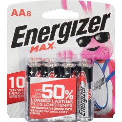 Energizer Max Batteries AA 8's