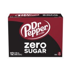 Dr Pepper Zero Sugar 12 x 355 ml