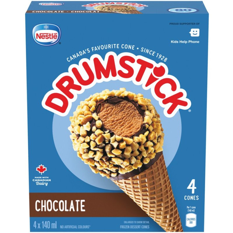 Nestle Drumstick Chocolate 4 x 140 ml