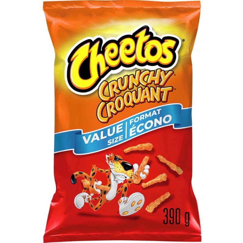 Cheetos Crunchy Value Size Snacks 390 g