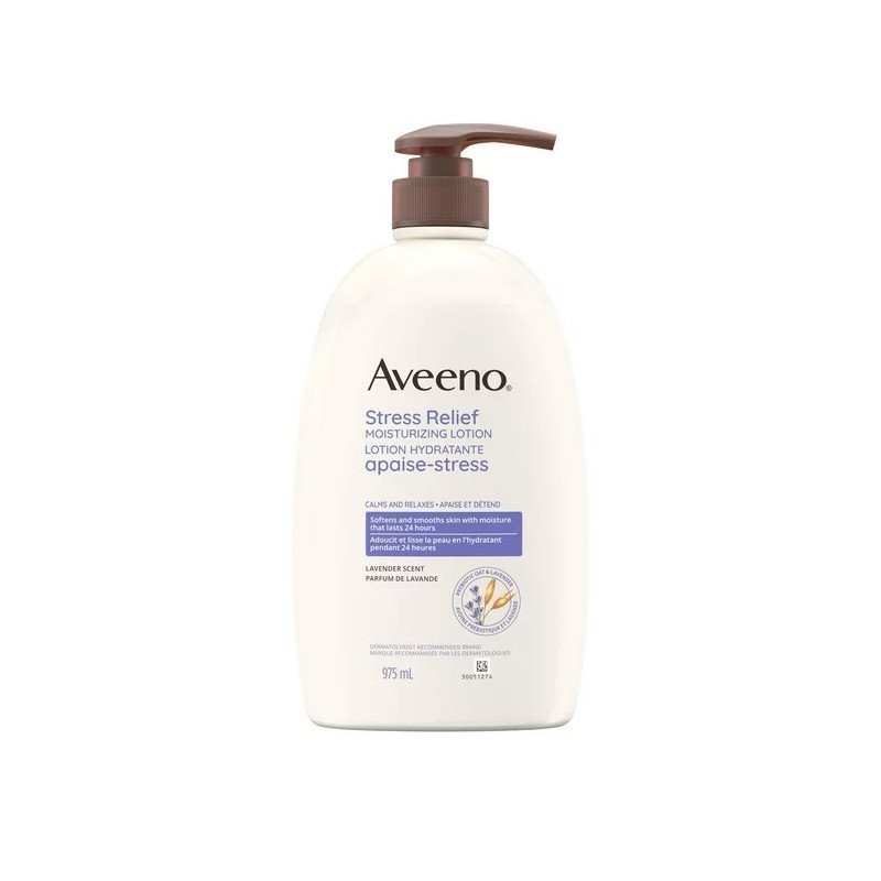 Aveeno Stress Relief Moisturizing Lotion Lavender Scent 975 ml