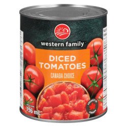 Western Family Diced Tomatoes 796 ml