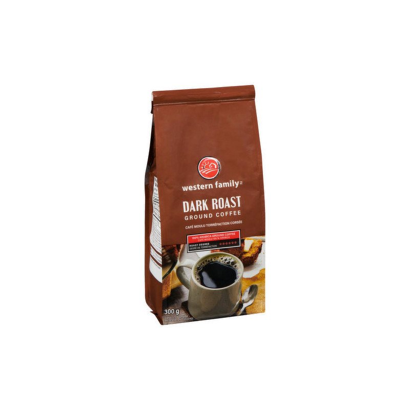 Western Family Coffee Dark Roast Ground 300 g