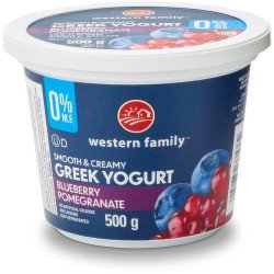 Western Family Greek Yogurt...
