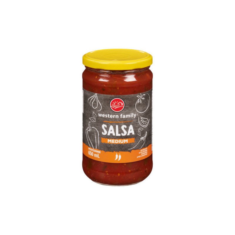 Western Family Medium Salsa 650 ml