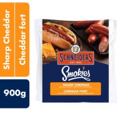 Schneiders Sharp Cheddar Smokies 900 g