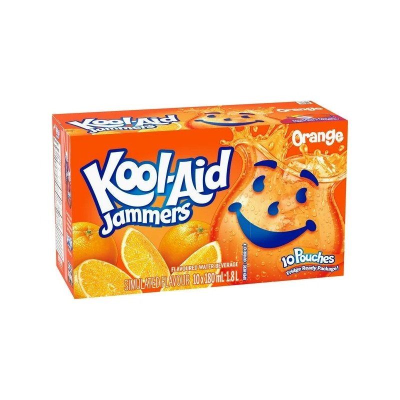 Kool Aid Jammers Orange 10 x 180 ml