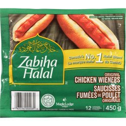 Zabiha Halal Chicken Wieners 450 g
