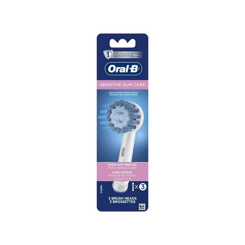 Oral-B Professional Sensitive Gum Care Brushhead Refills 3's