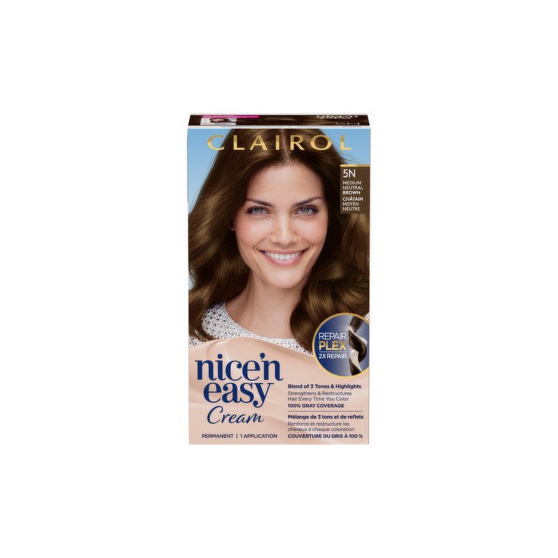 Clairol Nice 'n Easy 5N Medium Neutral Brown each