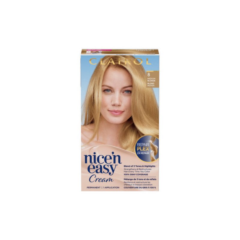 Clairol Nice 'n Easy 8 Medium Blonde each