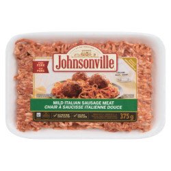 Johnsonville Recipe Starters Mild Italian Ground Sausage Meat 375 g