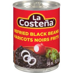 La Costena Refried Black Beans 546 ml