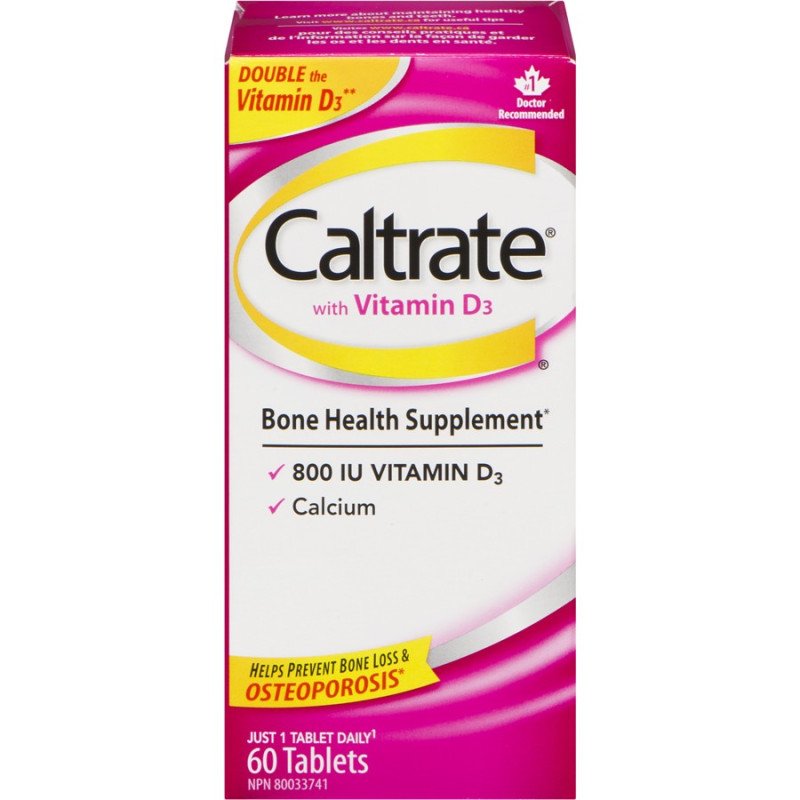 Caltrate with 800 IU Vitamin D3 60's