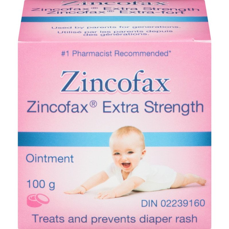 Zincofax Extra Strength Diaper Rash Ointment 100 g