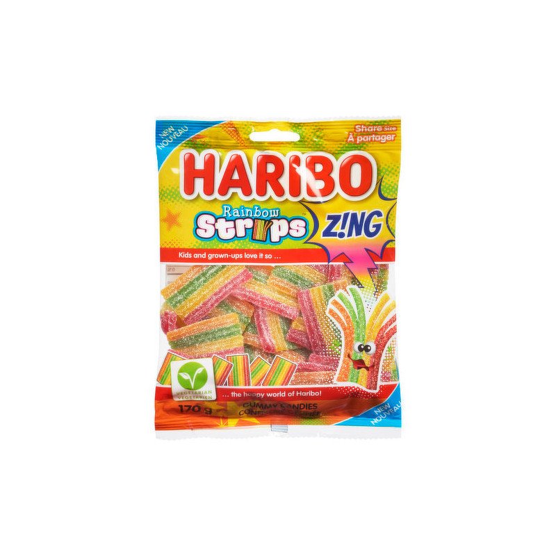 Haribo Rainbow Strips 170 g