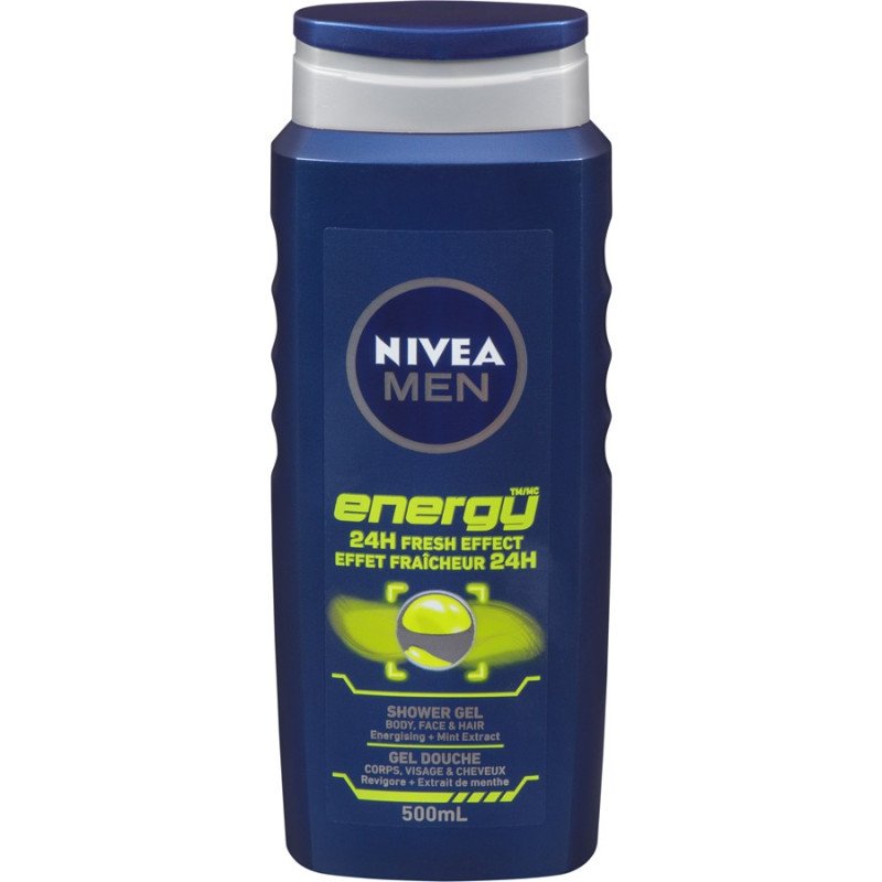 Nivea For Men Energy Shower Gel 500 ml