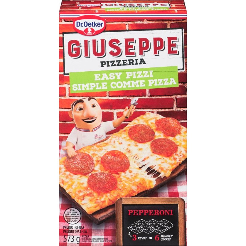 Dr Oetker Giuseppe Pizzeria Easy Pizzi Pepperoni 573 g