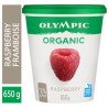Olympic Organic Yogurt Raspberry 3% 650 g