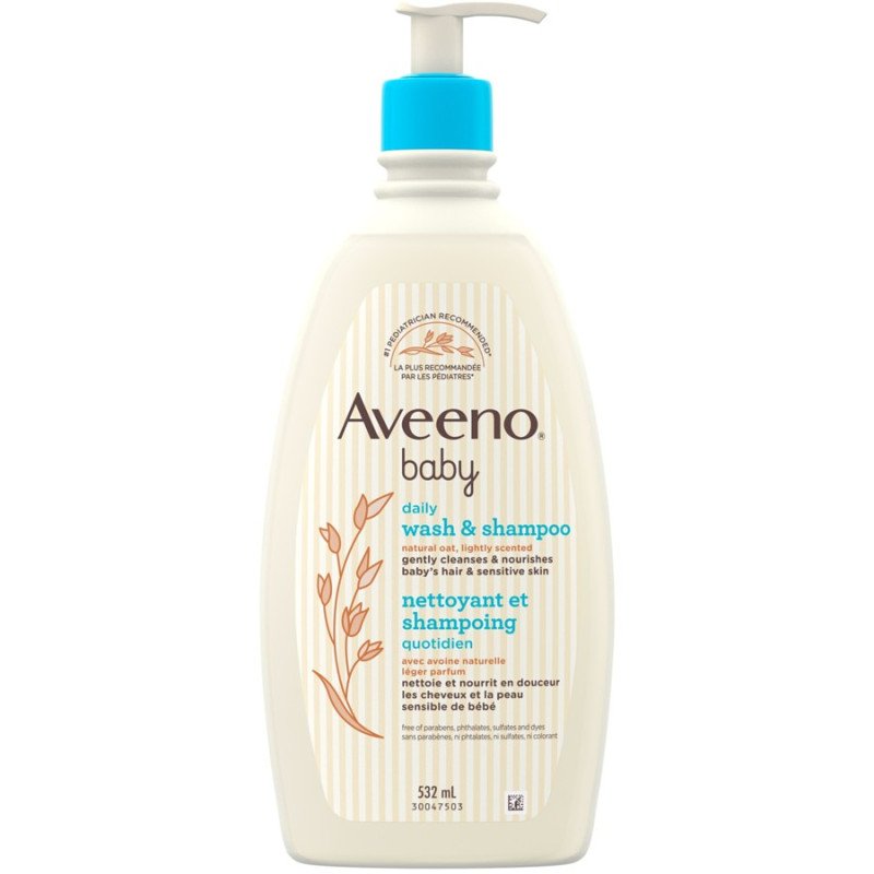 Aveeno Baby Lightly Scented Wash & Shampoo 532 ml