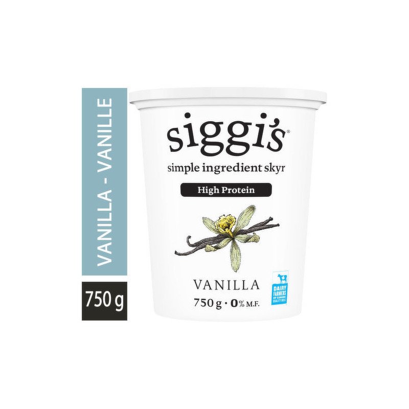 Siggi's Skyr Yogurt Vanilla 0% 750 g