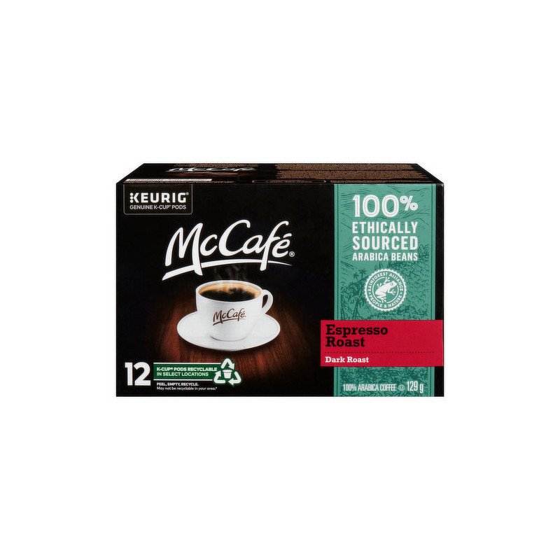 McCafe Espresso Roast Dark Roast K-Cups 129 g
