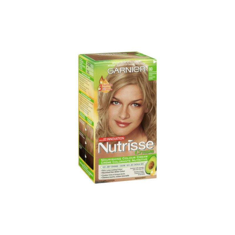 Garnier Nutrisse Cream No. 80 Medium Natural Blonde each