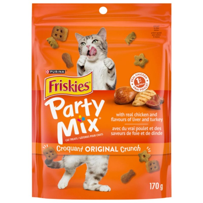 Friskies Party Mix Cat Treats Original Crunch with Chicken 170 g