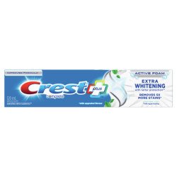 Crest Complete Plus Active Foam + Extra Whitening Toothpaste Clean Mint 120 ml