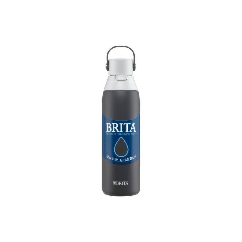 Brita Stainless Steel Hydration Bottle with Filter Carbon 591 ml