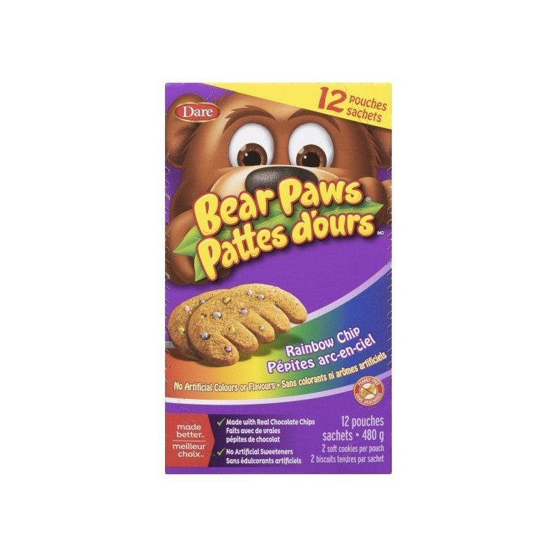 Dare Bear Paws Rainbow Chips 480 g