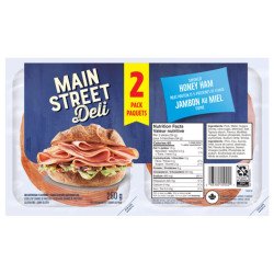 Schneiders Main Street Deli Sliced Meat Smoked Honey Ham 250 g